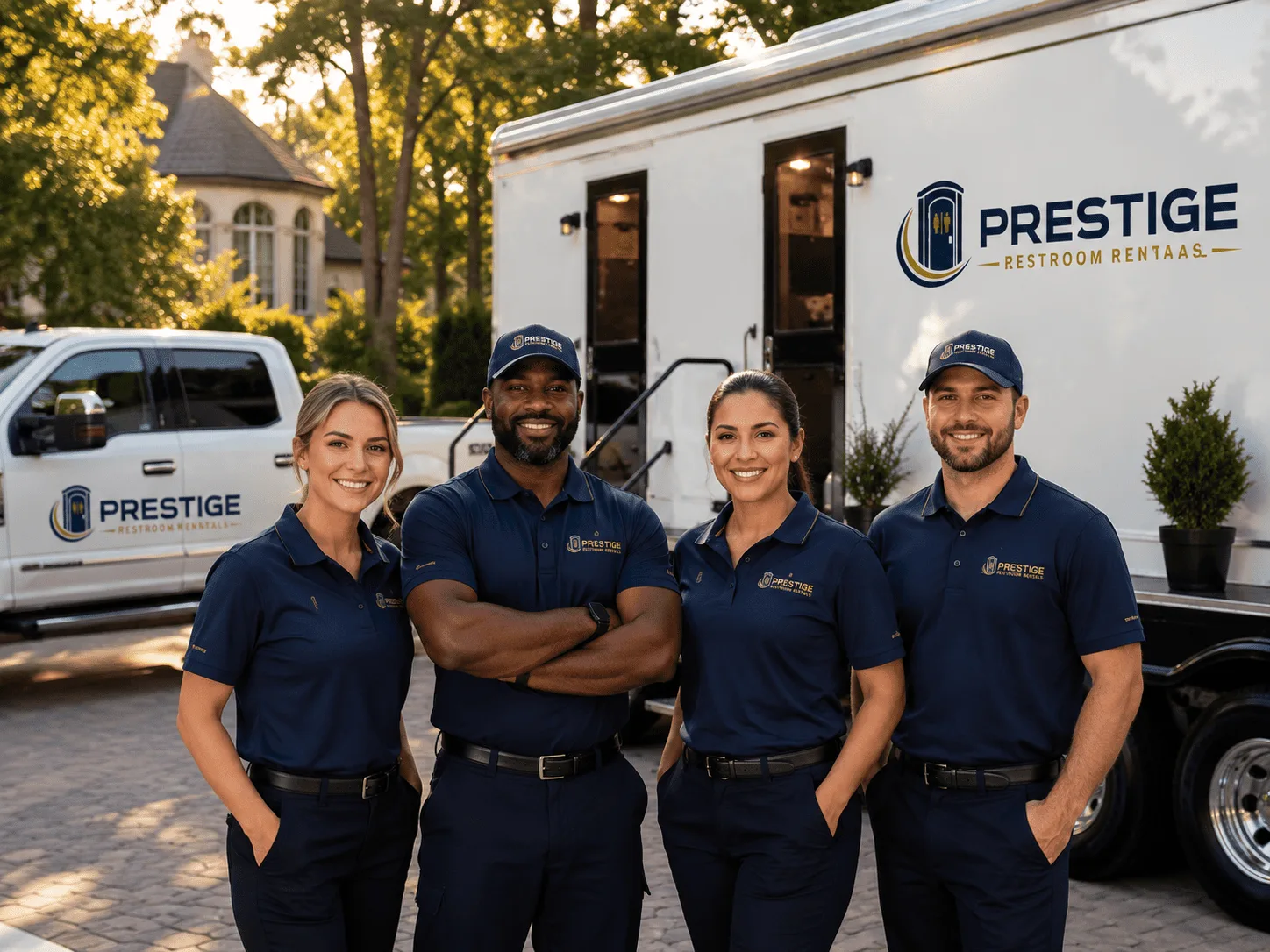 Trusted Luxury Portable Restrooms company in Half Way, MO
